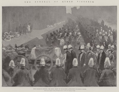 Viktória királynő temetése alkotó: Maynard Brown